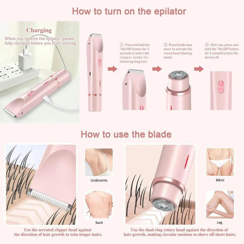 2 in 1 Bikini Trimmer