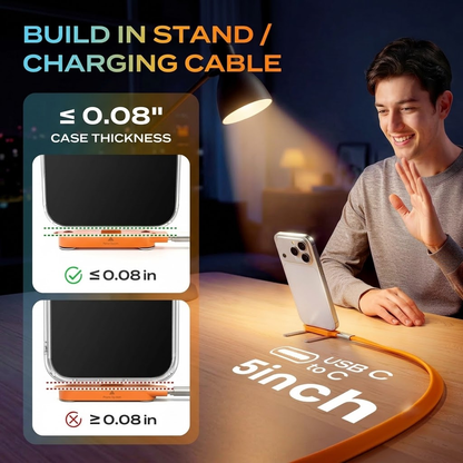 Type-C Fast Charging Cable With Detatchable Stand VIP
