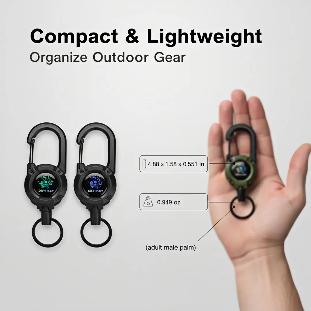 Heavy-Duty Retractable Key Holder