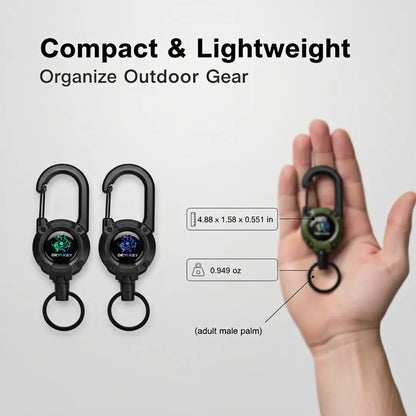 Heavy-Duty Retractable Key Holder