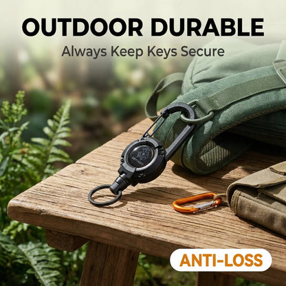Heavy-Duty Retractable Key Holder