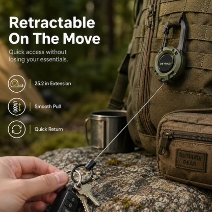 Heavy-Duty Retractable Key Holder VIP