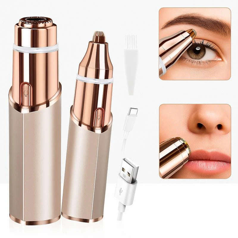Premium 2-in-1 Facial Hair Remover & Nose Trimmer