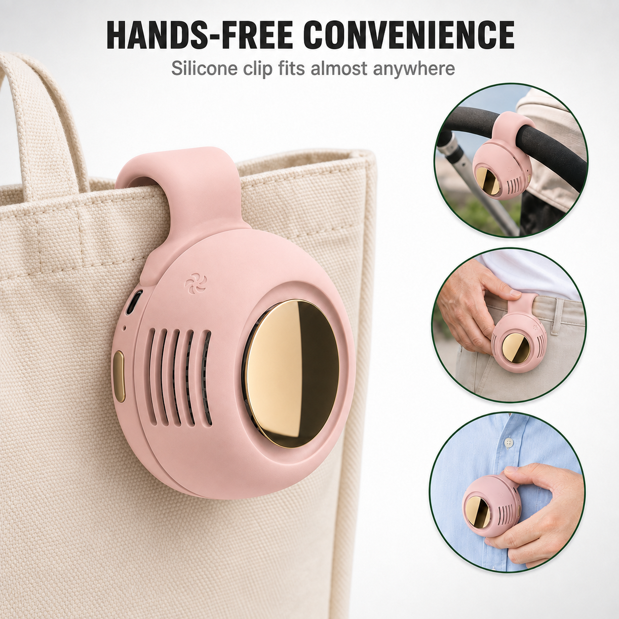 Portable Clip-On AC Fan VIP