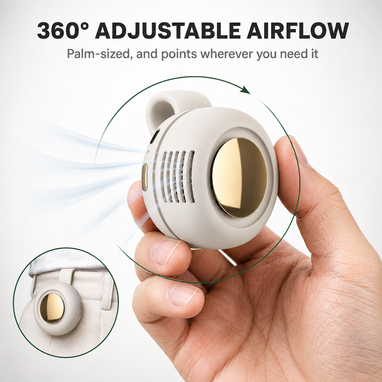 Portable Clip-On AC Fan VIP