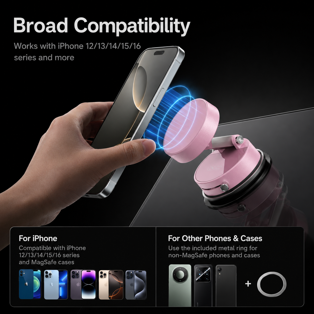 Magnetic Suction Phone Mount