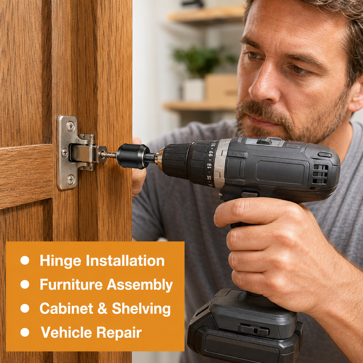 Universal Magnetic Screw Holder for Drill Bits and Screwdrivers.