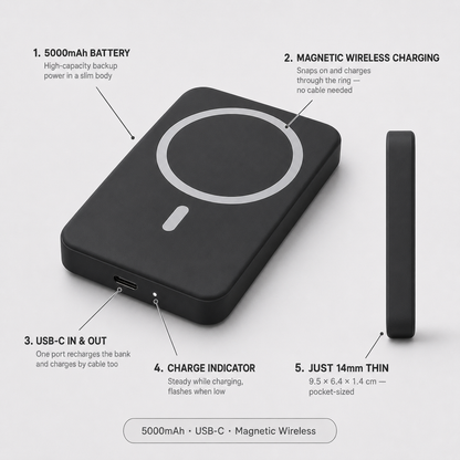 Magnetic Wireless Power Bank VIP