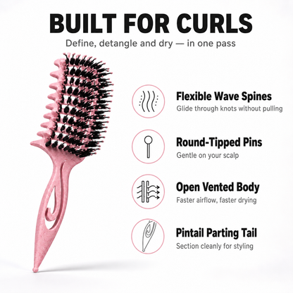 The Curl Defining Hair Brush.