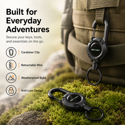 Heavy-Duty Retractable Key Holder VIP