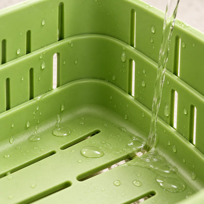Drain slots close-up