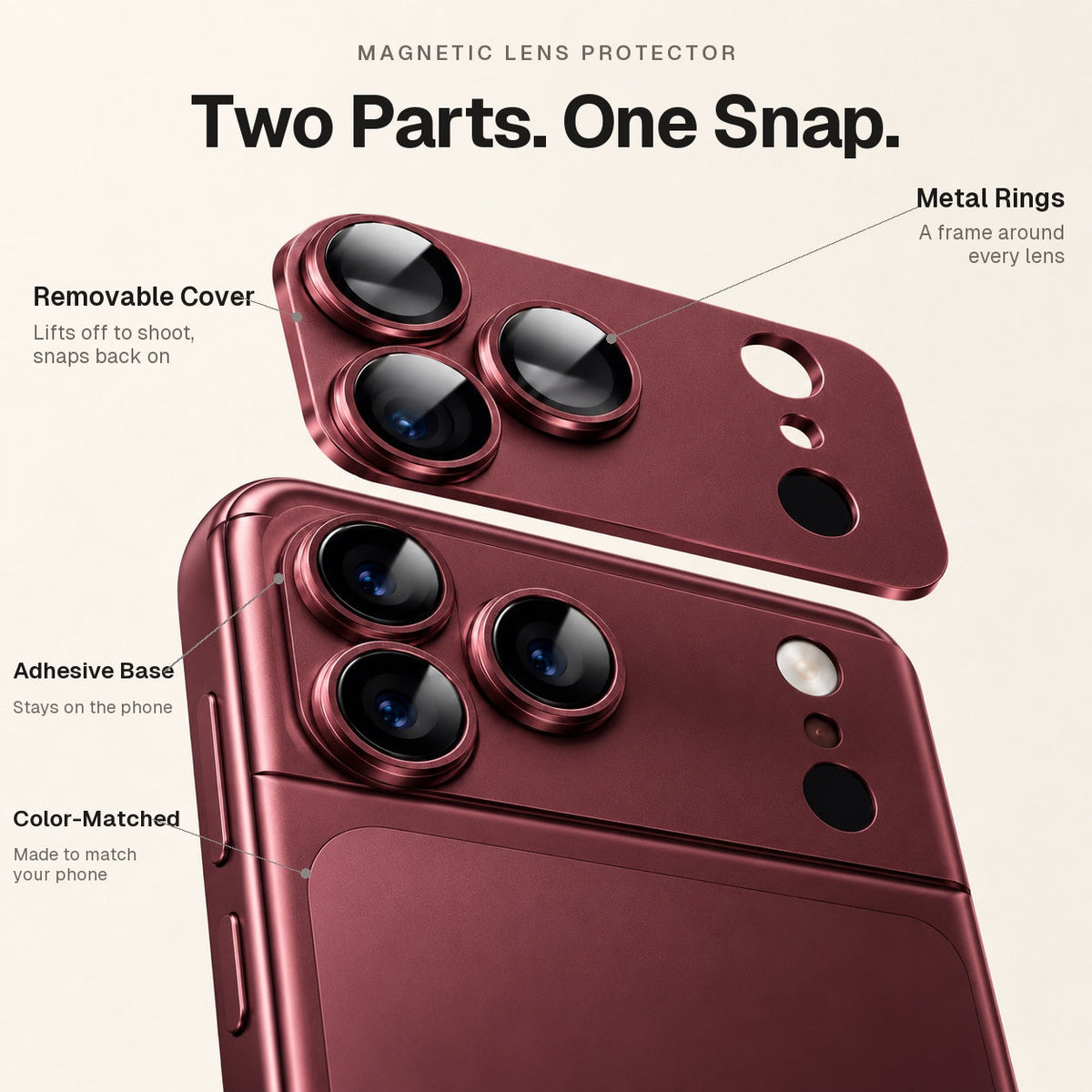 Magnetic Camera Lens Protector