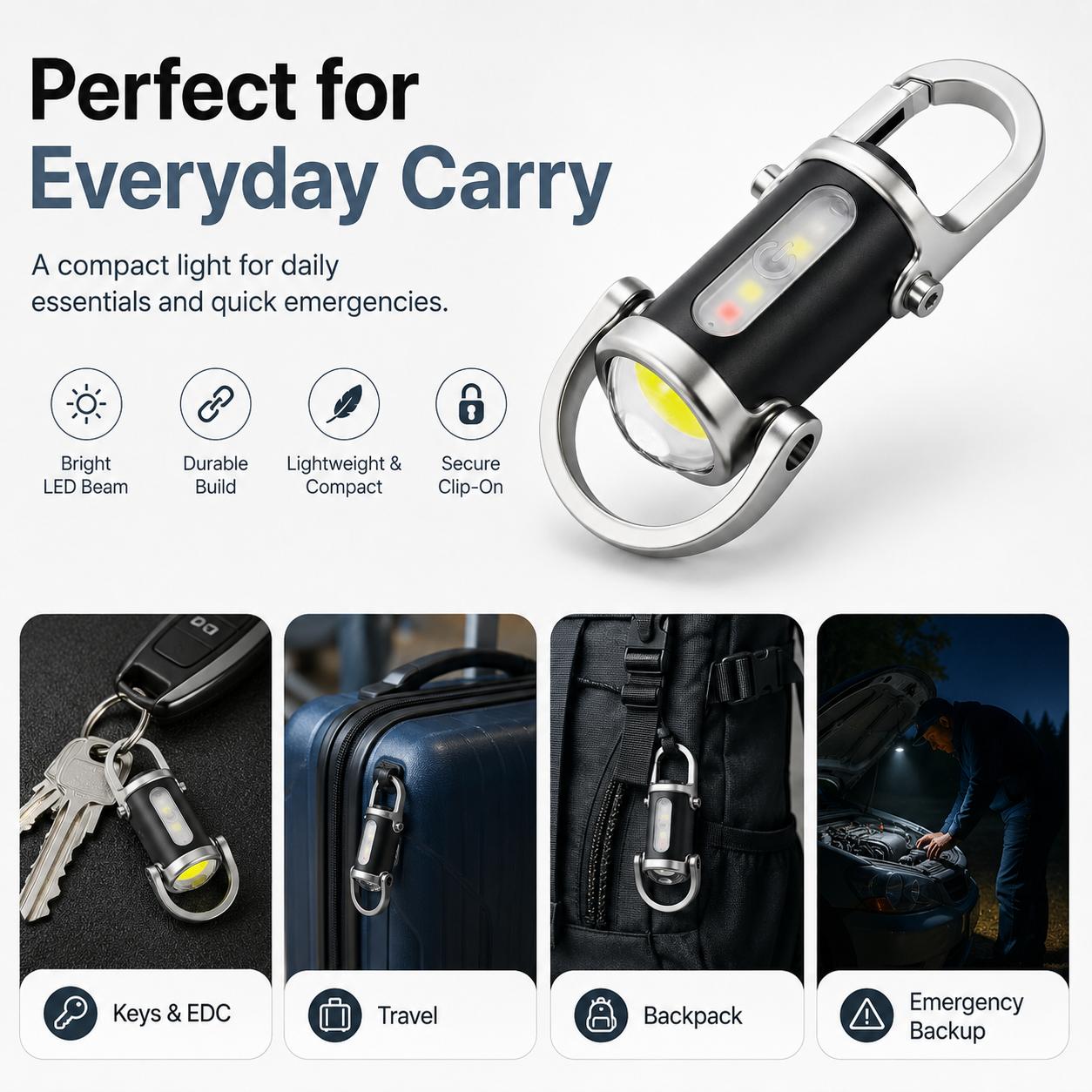 Rechargeable Mini Keychain Pocket Torch VIP