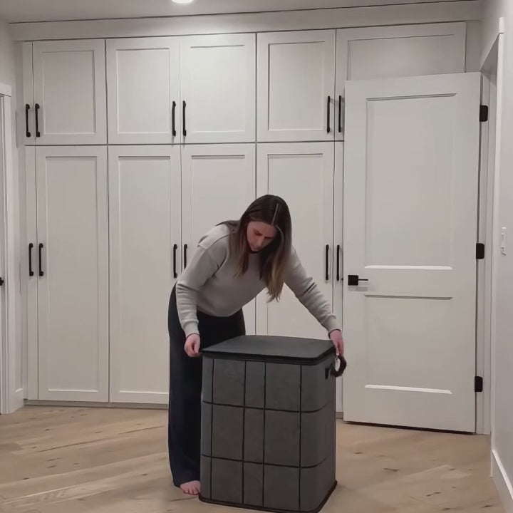 Preview of the empty storage bag folding flat