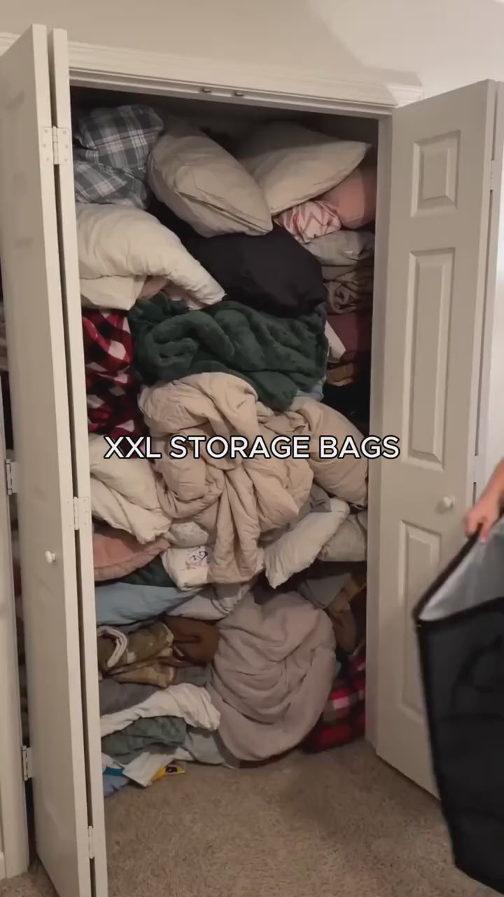 Preview of the XXL storage bag in a home organization scene