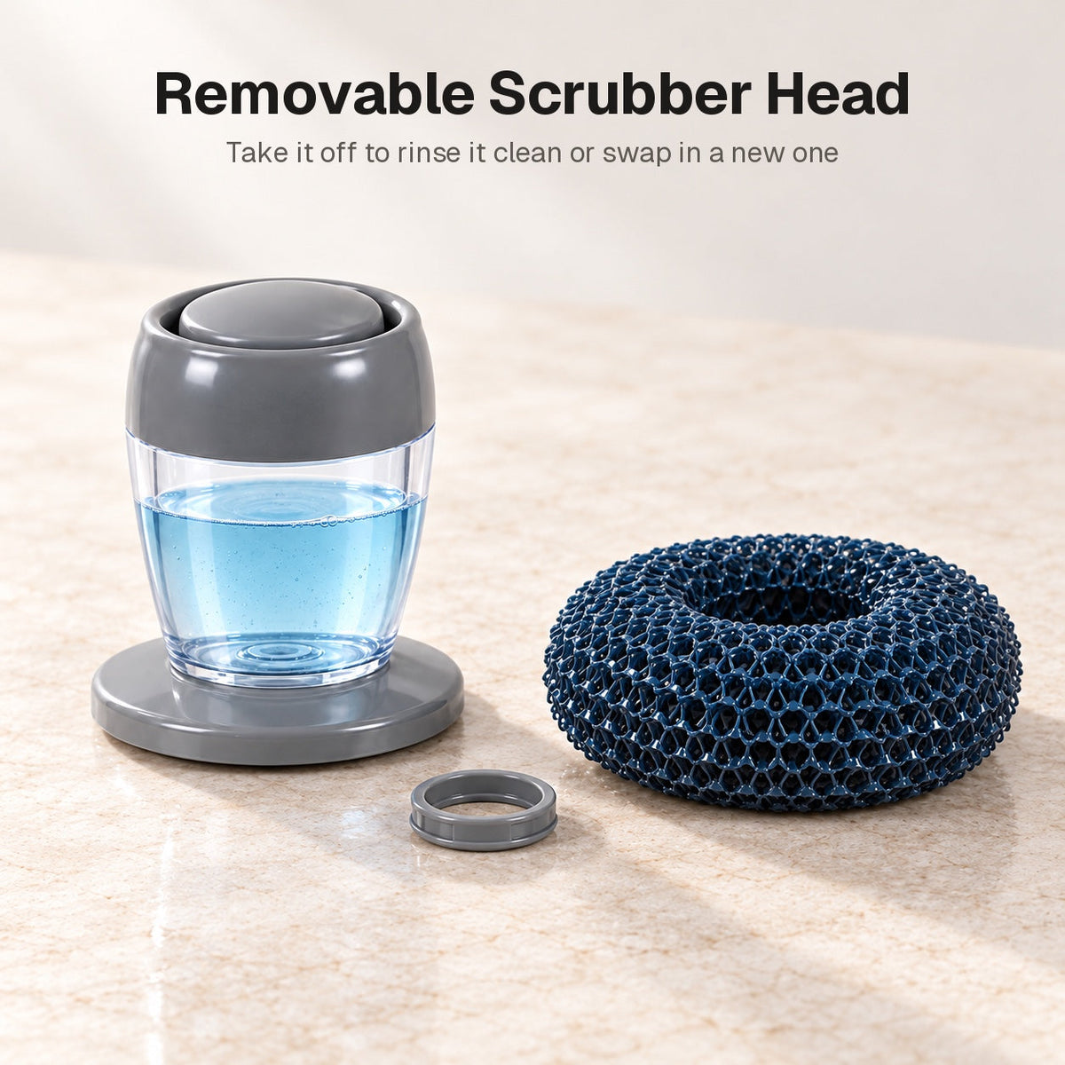 Soap Dispensing Pot Scrubber