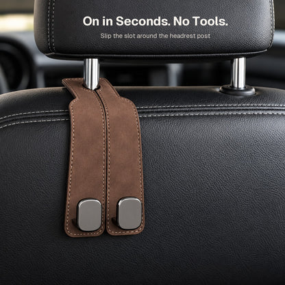 PU Leather Car Seat Back Hook